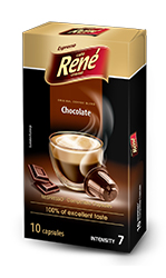 CAFÉ RENÉ CHOCOLATE 10 KAPSLÍ