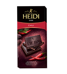 HEIDI DARK CHILI 80g