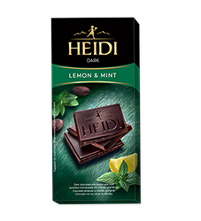 HEIDI DARK MINT & LEMON 80g