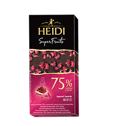 DARK 75% POMEGRANATE 65g