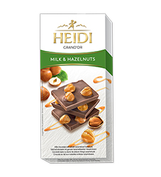 HEIDI MILK & HAZELNUTS 100g