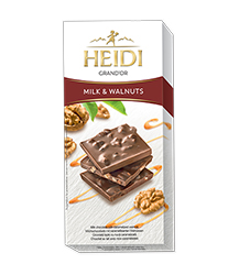 HEIDI MILK & WALNUTS 90g