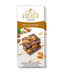 HEIDI MILK & ALMONDS 100g